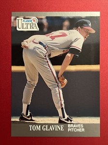 TOM GLAVINE 1991 FLEER ULTRA #5 Baseball Card