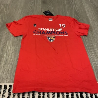 Camiseta Fanatics Florida Panthers Stanley Cup Champions #19 Tkachuk Hombre’s 2XL NUEVA CON ETIQUETAS Foto 1 de 3