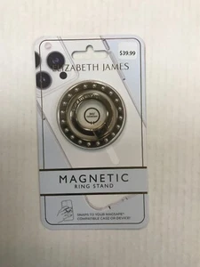 Soporte de anillo magnético Elizabeth James y empuñadura para teléfono - Cristal de champán - NUEVO - Imagen 1 de 2