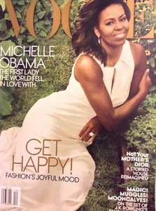 Vogue Magazine Michelle Obama Get Happy December 2016 100917nonrh2 - Imagen 1 de 1
