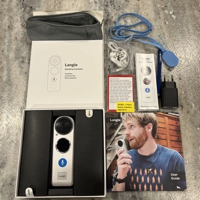 Langie translator S2 offline 2 way voice translation 53 language - Image 1 of 4