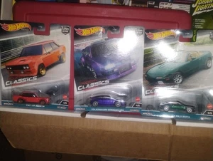 HOT WHEELS PREMIUM LOT OF 3 MODERN CLASSICS 2023 MIATA FIAT VW - Picture 1 of 4