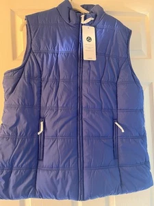 Ladies Damart Water Repellant Padded Gilet. Fleece Lining . 18/20. Cornflower . - Picture 1 of 5