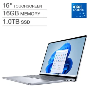 Dell Inspiron 16 5640 Laptop Core 7 150U 16GB RAM 1TB SSD 16" FHD+ Touch W11 - Picture 1 of 6