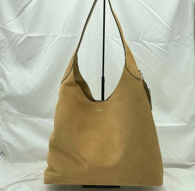 Bolso de hombro Coach Brooklyn 39 gamuza CW636 arena usado para mujer Foto 1 de 4
