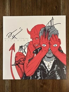 Álbum de vinilo firmado 'Queens Of The Stone Age Band' 'Villains' Josh Homme +3 - Imagen 1 de 2