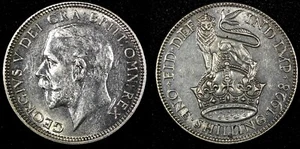 GRAN BRETAÑA Jorge V Plata 1928 1 chelín aUNC KM# 833 (24 711) - Imagen 1 de 3