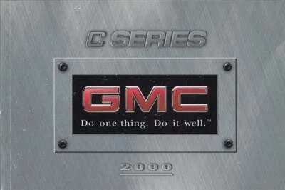 2000 GMC Topkick Proprietari Manuale Originale Lattina Uso per Chevrolet Kodiak - Immagine 1 di 2