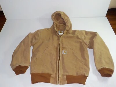 Chaqueta Carhartt Mediana Juvenil Y05 Estilo BRN Lona Foto 1 de 4