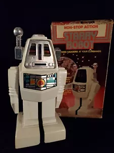 Classic STARRY ROBOT - Tiro a disco a batteria / Hong Kong (KR) anni '80 - Foto 1 di 10