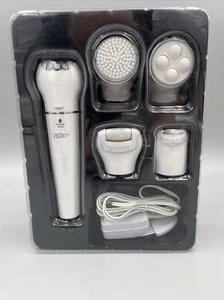Epilator Facial Hair Removal Women 5 Head Shaver Trimmer Massager Exfoliator NEW - Picture 1 of 9