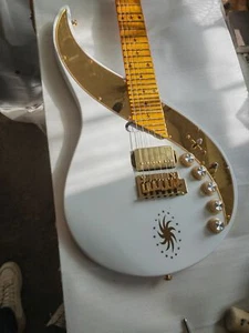 Pro Sky III Emperor Electric Guitar Blue Quilted Maple Top 29 Frets Scalloped - Picture 1 of 21
