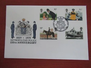 GRAN BRETAÑA 1979 POLICÍA METROPOLITANA 4V CUBIERTA PRIMER DÍA NUEVO SCOTLAND YARD - Imagen 1 de 1