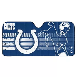 "Nuevo parasol plegable ventana frontal de fútbol americano Indianapolis Colts 58"" x 27" - Imagen 1 de 2