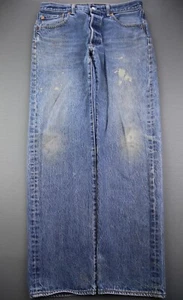 Jeans uomo 2016 Levi's Button Fly 501 lavaggio medio taglia 34x34 (Msr 33x31) - Foto 1 di 12