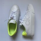 Calvin Klein White Green Casual Leather Shoes For Women Size 9