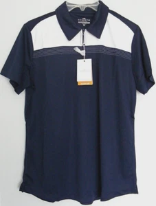 Sporte Leisure POLO TOP Sportec French Navy GOLF SHIRT s/sleeve NEW ~Women sz 14 - Picture 1 of 5