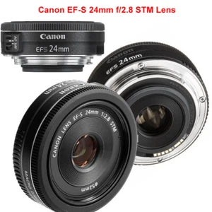 Canon EF-S 24mm f/2.8 STM Lens for T3 T5 T6 T7 T3i 50D 60D 70D 80D T6s T6i T5i - Picture 1 of 5