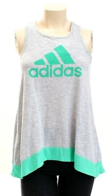 Adidas Gris y Verde Mejor en el Bloque Corredor Espalda Camiseta sin mangas Juvenil Niña XL NUEVO CON ETIQUETAS Foto 1 de 4