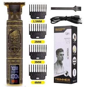 Cordless Professional Mens Hair Clippers Trimmer Machine Beard Electric Shaver - Picture 1 of 33