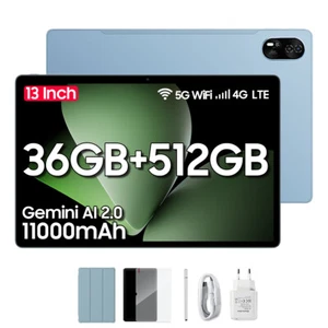 Tablet Blackview Mega 8 4G Android 13 pulgadas 36GB+512GB 11000mAh NETFLIX Gemini AI - Imagen 1 de 10