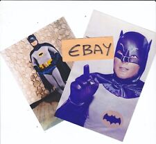 2 Photo Set - The One And Only ADAM WEST (Batman 66 TV Show) £1 (+P&P)