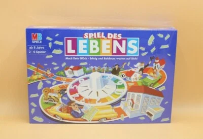 ⭐️NEU: Spiel des Lebens Brettspiel++ alte blaue Version von 1997+++MB ⭐️ - Bild 1 von 4