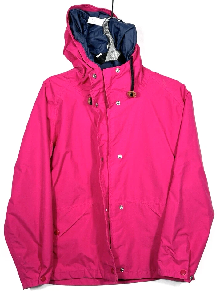 Cabela’s Mujer Rosa Fucsia Prendas exteriores GoreTex Capucha Cremallera Completa Botón Chaqueta Talla S Foto 1 de 4