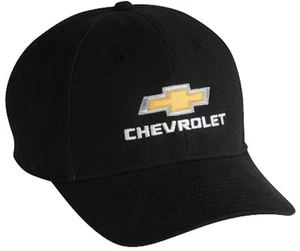 Chevrolet Chevy Dorado Moño Algodón Negro Sombrero - Imagen 1 de 1