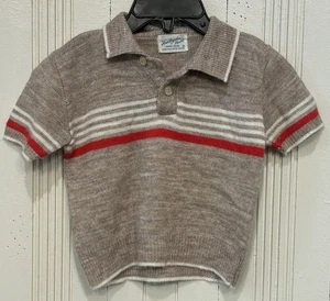 Kids Vintage 1960’s Children’s Clothing Huntingdon Mills Tow-Hue Child’s Shirt - Picture 1 of 8