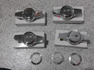 56-62 C1 Corvette Hub Cap Spinners w/Retainers & Screws--GM #3725239--USED - Picture 1 of 12