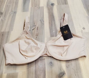 Sujetador Wacoal para mujer de gamuza ultra con aros beige talla 34D - Imagen 1 de 5