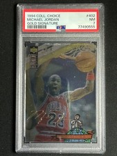 1994 Collector's Choice Gold Signature Foil Michael Jordan #402 PSA Graded Card