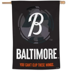 BALTIMORE ORIOLES CITY CONNECT 28"X40" BANNER FLAG NEW WINCRAFT 👀 - Picture 1 of 1