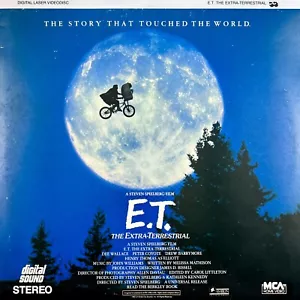 E.T. The Extra-Terrestrial Laserdisc Movie Amblin 1988 MCA Extended Letterbox - Picture 1 of 6