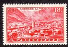 Andorra, French Administration Scott #122 VF Unused 1951 18F Rose Old Andorra