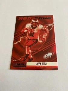 2022 Playbook Football Jalen Hurts Red zone Holo Eagles #rz-5 hard to find - Picture 1 of 1
