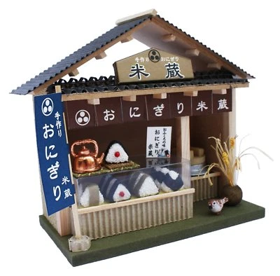 8773 Billy Handmade Dollhouse Japanese Onigiri Shop Wafu Series