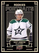 2022-23 UD Series 2 Portraits Rookies SP's #P-75 Wyatt Johnston - Dallas Stars
