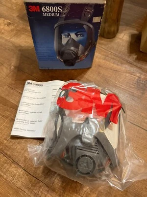 3M Full Mask, Mask Frame Medium / 6800S Medium/New/Boxed - image 1 of 4