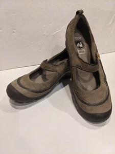 Merrell Plaza Emme Smoke Mary Jane Grey Comfort Outdoor Shoe Women 8.5 M - Picture 1 of 4