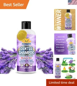 Natürliches Lavendel-Shampoo für juckende Haustiere - Sicher für alle Lebensphasen 17 flüssige Unzen - Bild 1 von 8