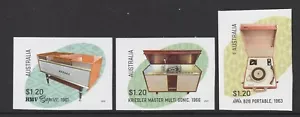 AUSTRALIA 2024 AUDIO RETRO conjunto de 3 P & S autoadhesivos montado sin montar o nunca montado - en stock AHORA - Imagen 1 de 1