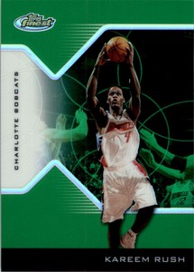 2004-05 Finest Refractors Green #92 Kareem Rush /49