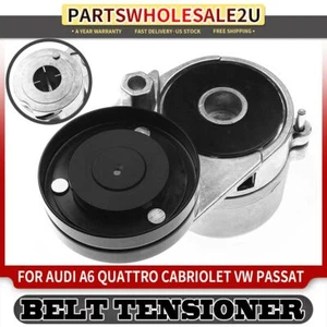 Belt Tensioner Assy with Pulley for Audi A6 A4 Quattro RS4 VW Passat 1998-2005 - Picture 1 of 8