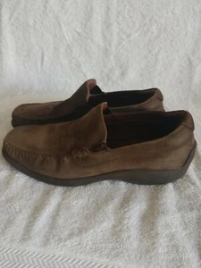 Neil M Mens Suede Brown Slip On Loafers Size 8 D - Picture 1 of 12