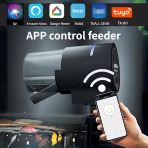 New Wi-Fi Automatic Fish Feeder 2nd Generation Feed Dispenser Long Range - Picture 1 of 7