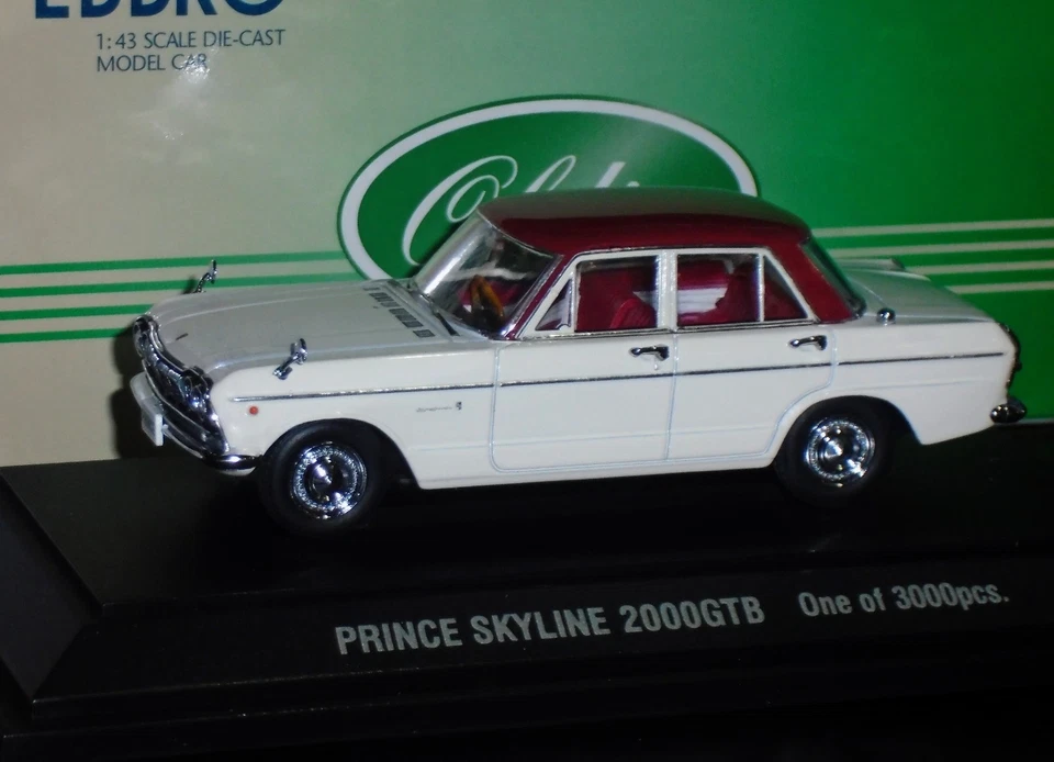 NISSAN SKYLINE 2000GTB BLANCO/ROJO EBBRO 43180 1:43  Foto 1 de 1