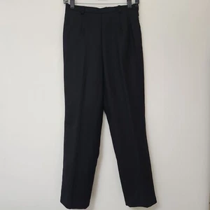 Sag Harbor Damen schwarz Wolle plissiert Anzughose Petite Größe 6P UVP $ 54 - Bild 1 von 9