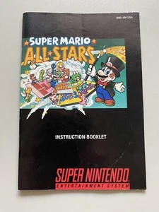 IA Super Mario All-Stars SNES Super Nintendo nur Bedienungsanleitung Top Zustand - Bild 1 von 2